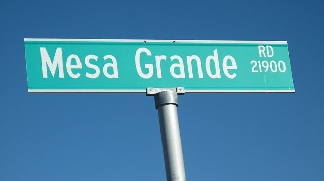 Mesa Grande Road
