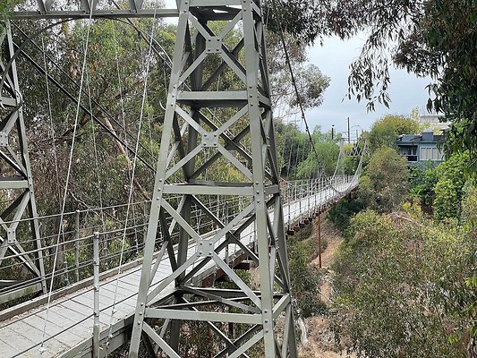 Spruce St Suspension Bridge