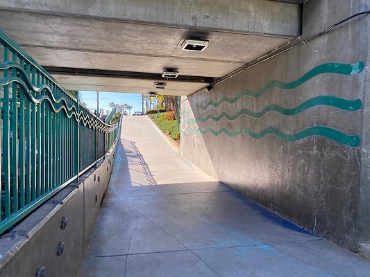 Pedestrian Walkway to Pier