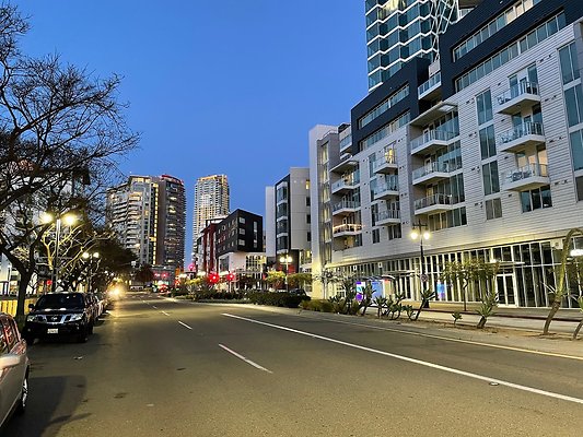 Park Blvd. &amp; 10th Ave. Dusk