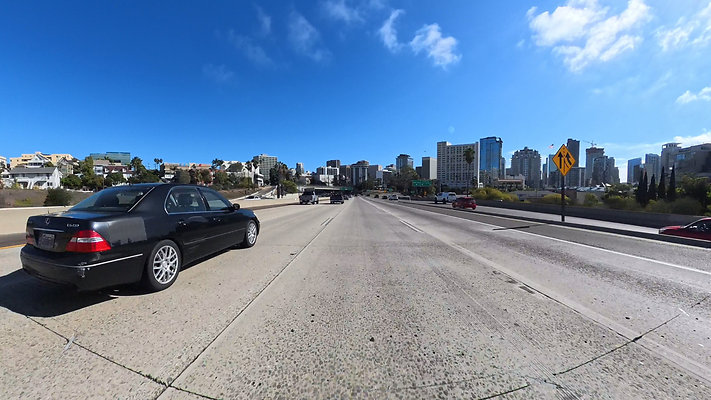 5 FWY by Downtown - Southbound